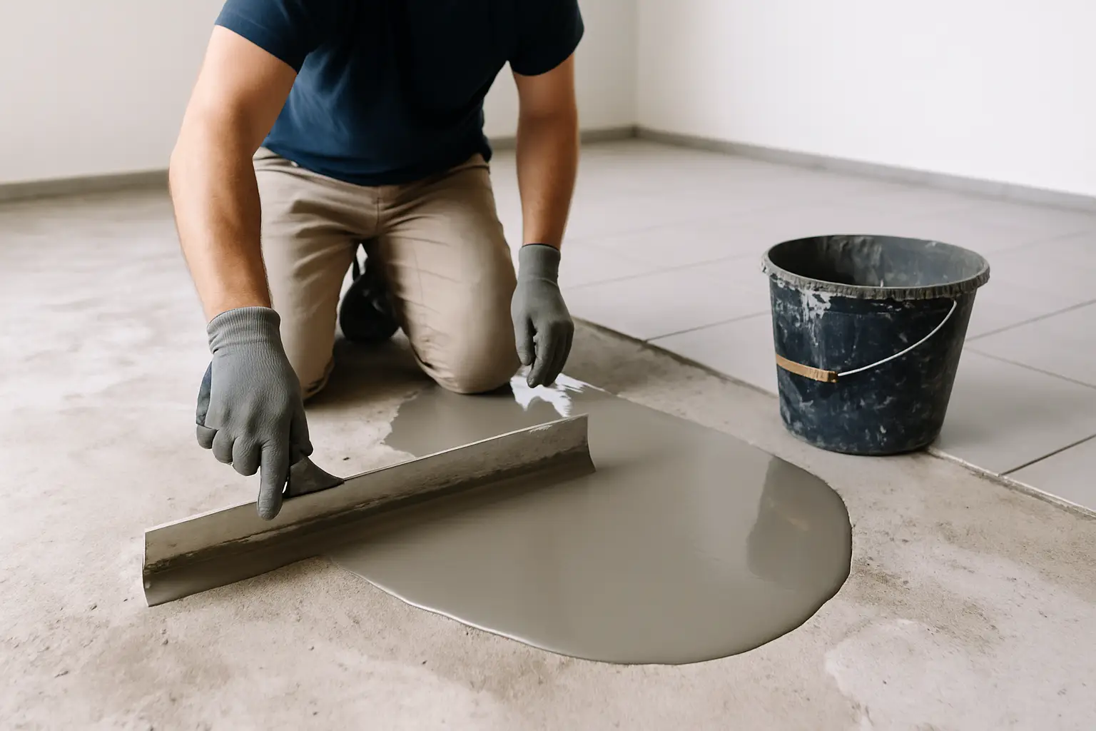 Level an Uneven Floor Before You Tile