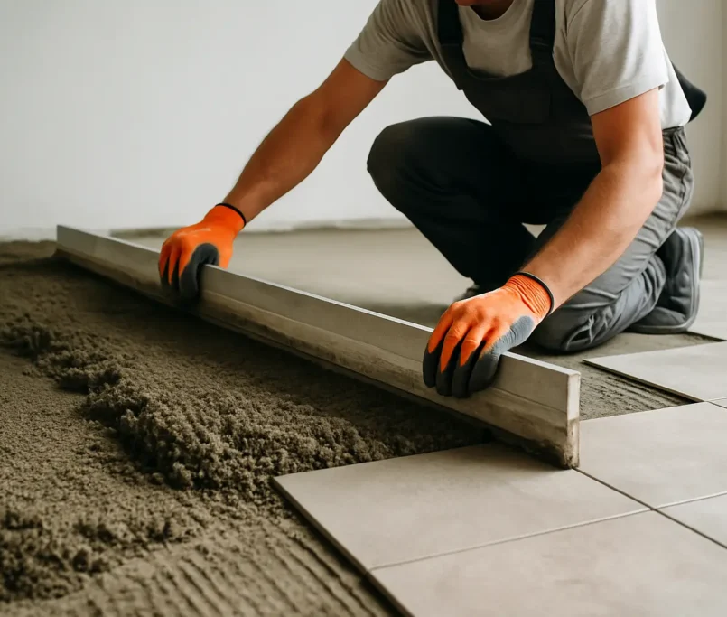 Screeding for Tiles: The Floor That Makes It
