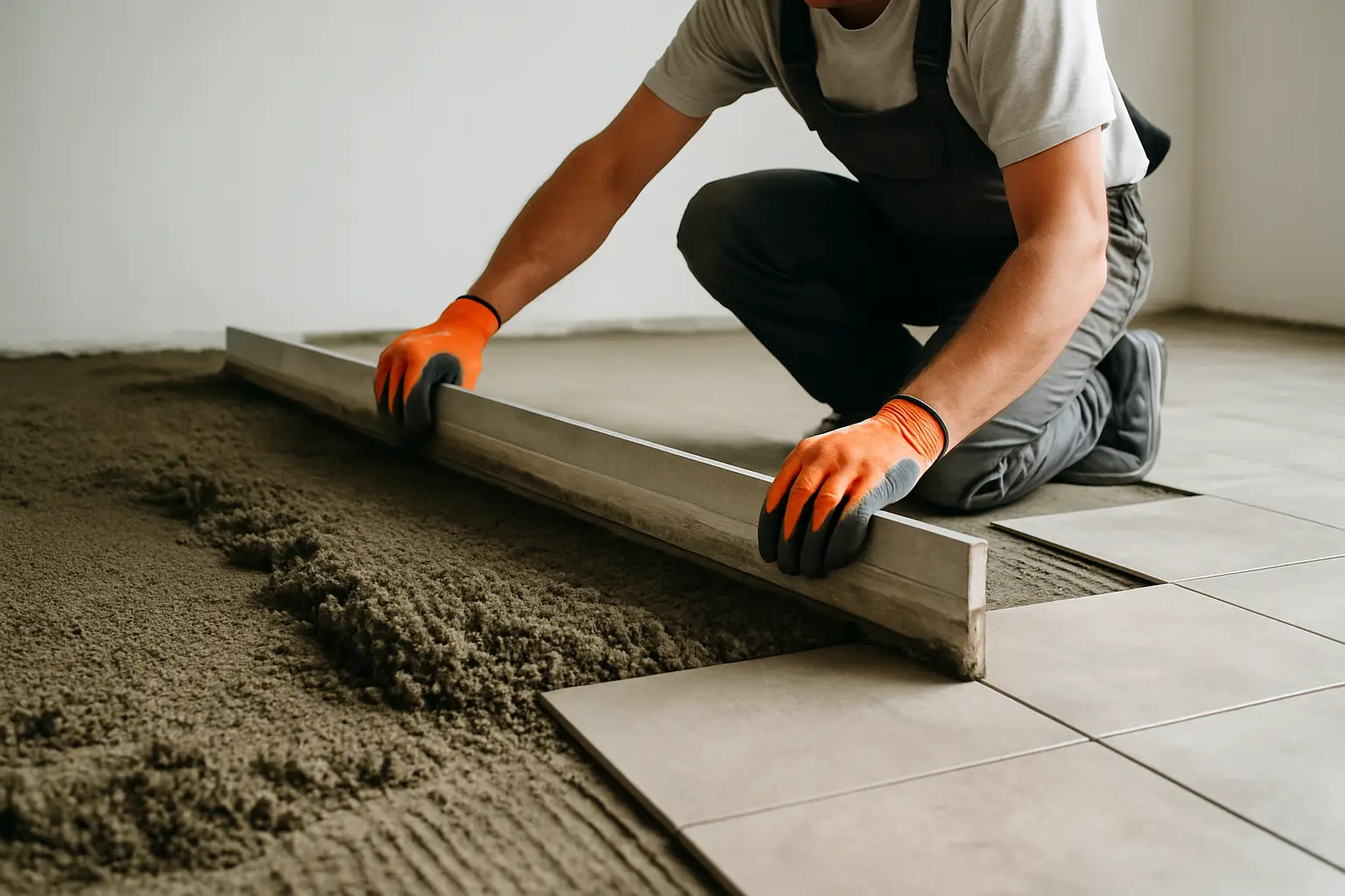 Screeding for Tiles: The Floor That Makes It