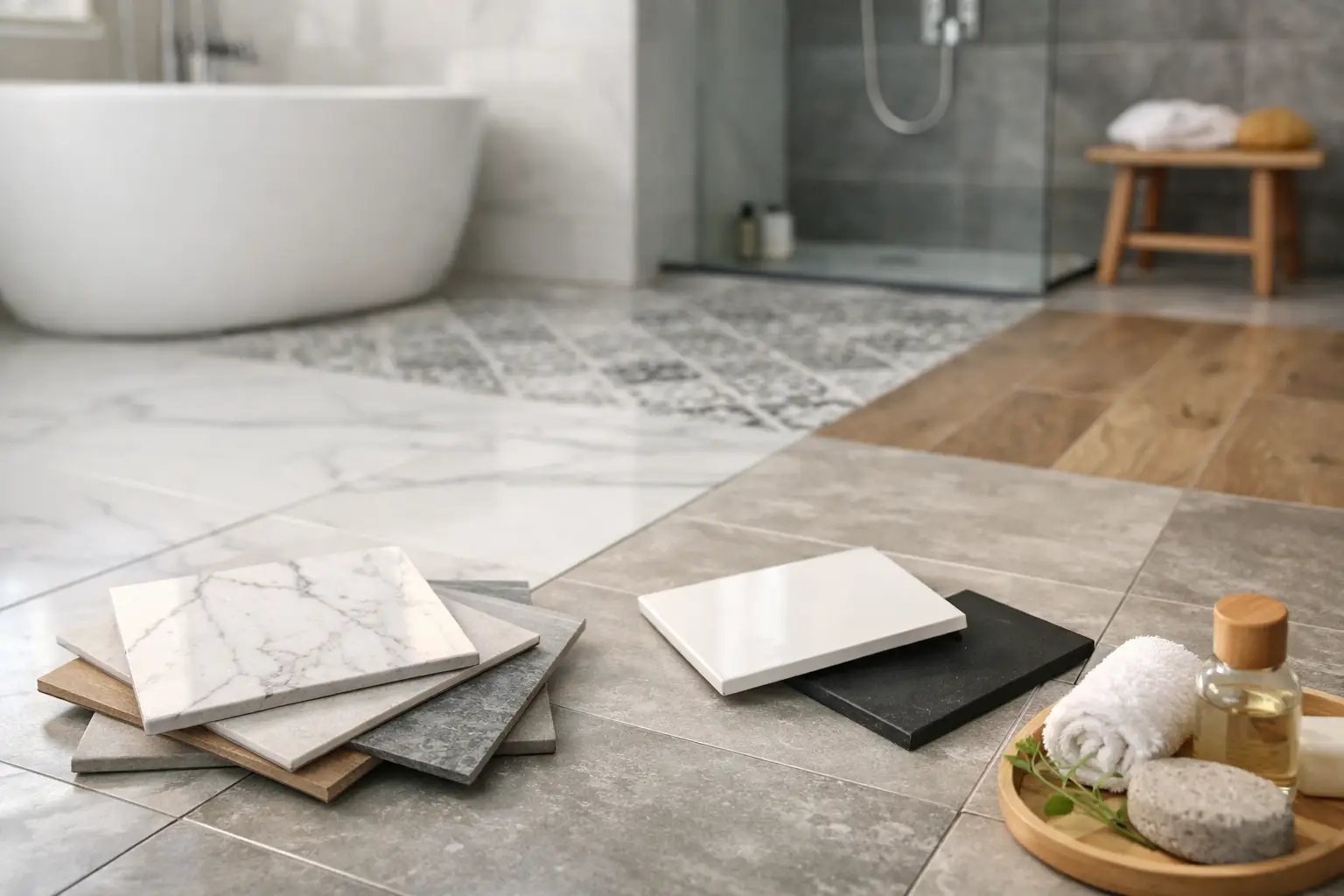 Best Tiles for Bathroom Floors