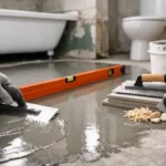 How to Level a Bathroom Floor for Tiling