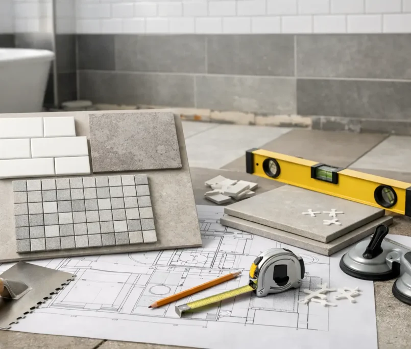 How to Plan a Full Bathroom Tiling Layout