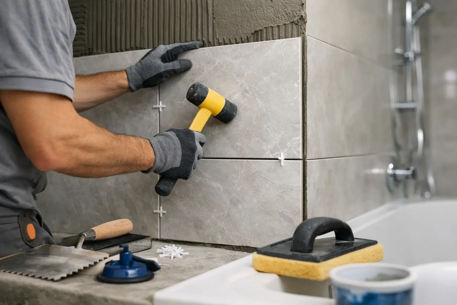 Precision Bathroom Tiling Installation Done Right