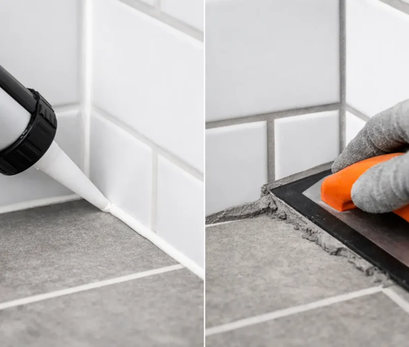 Silicone or Grout in Tile Corners?