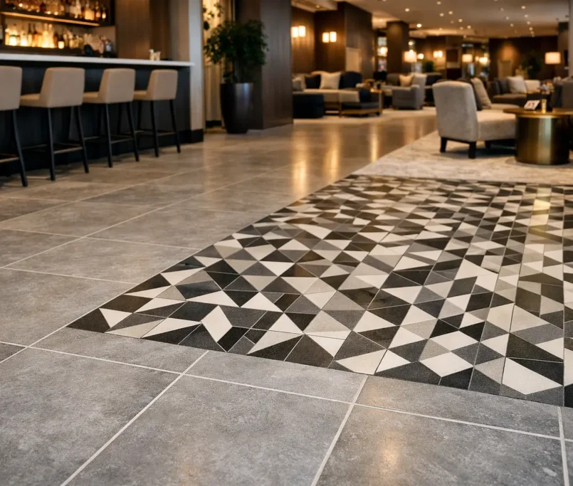 Commercial Hospitality Tiling Project Example