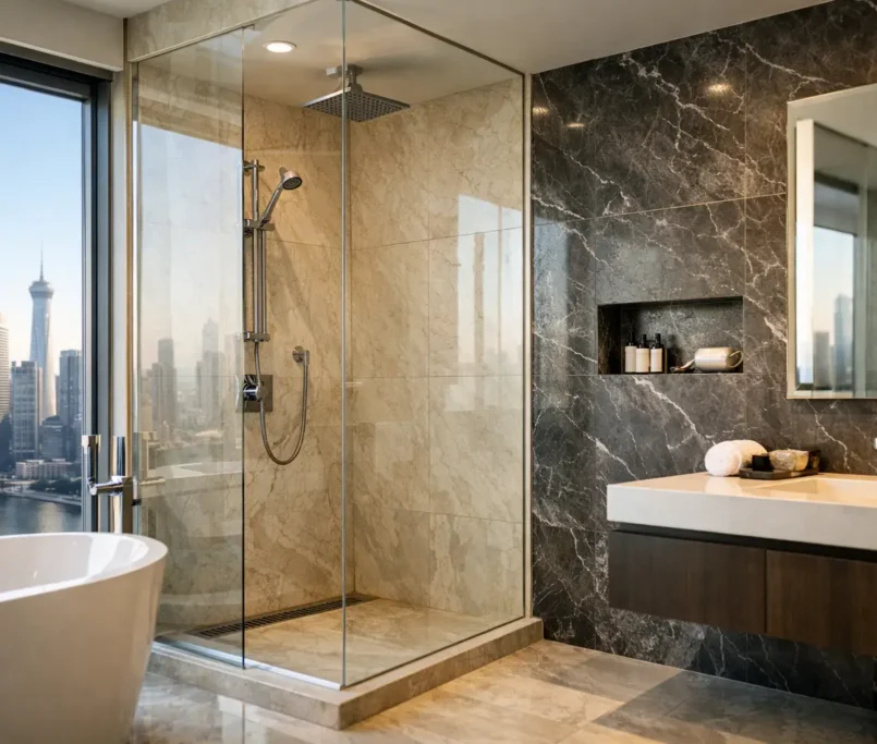 High Rise Bathroom Tiling Case Study