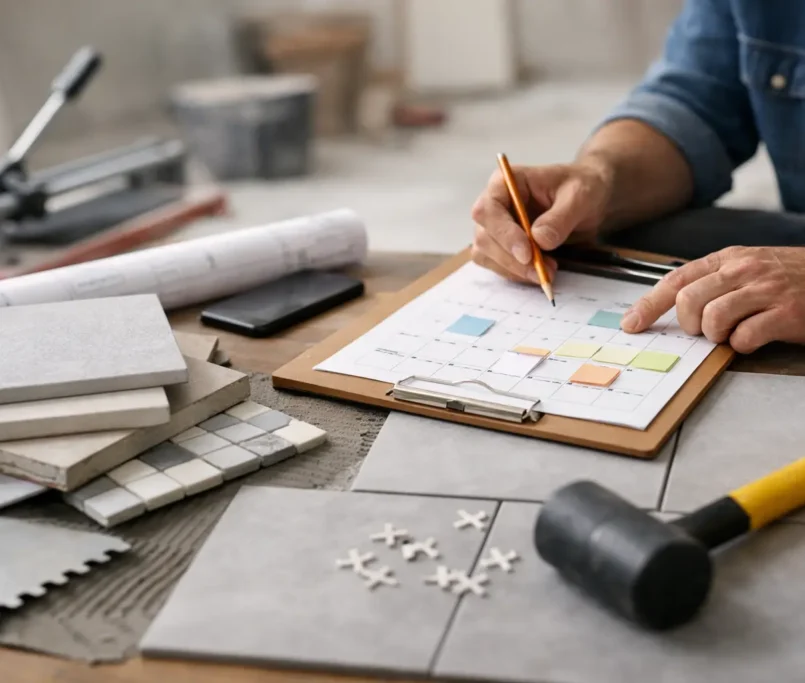 How to Schedule Tiling in a Renovation