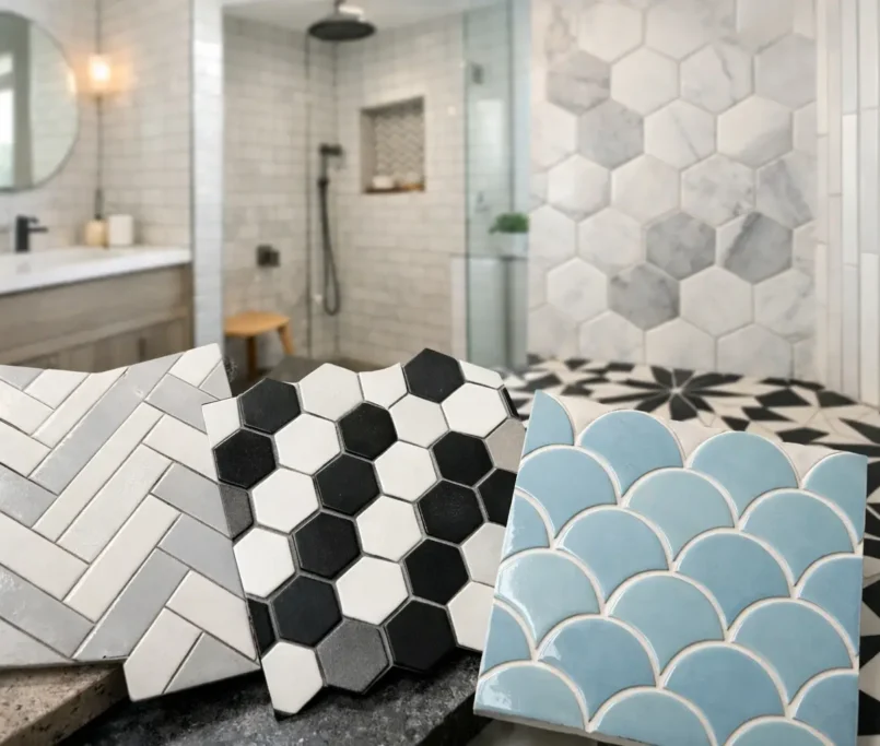 9 Best Tile Patterns for Small Bathrooms