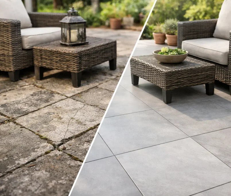 Alfresco Retiling Before and After Results