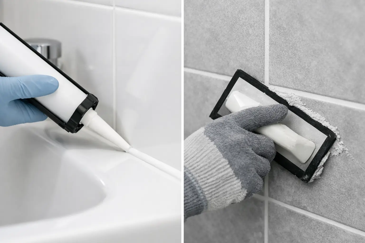 Caulk vs Grout Bathroom: What Goes Where?