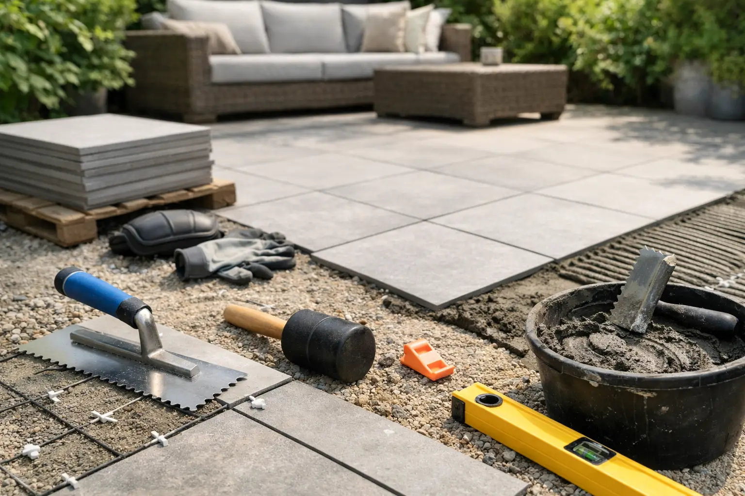Outdoor Patio Tiling Preparation Guide