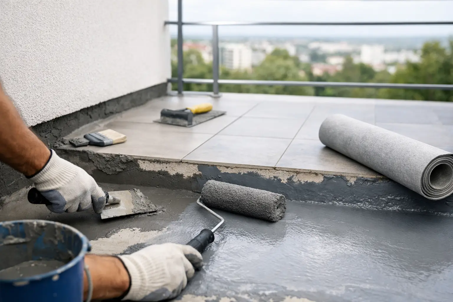 How to Waterproof a Tiled Balcony Properly