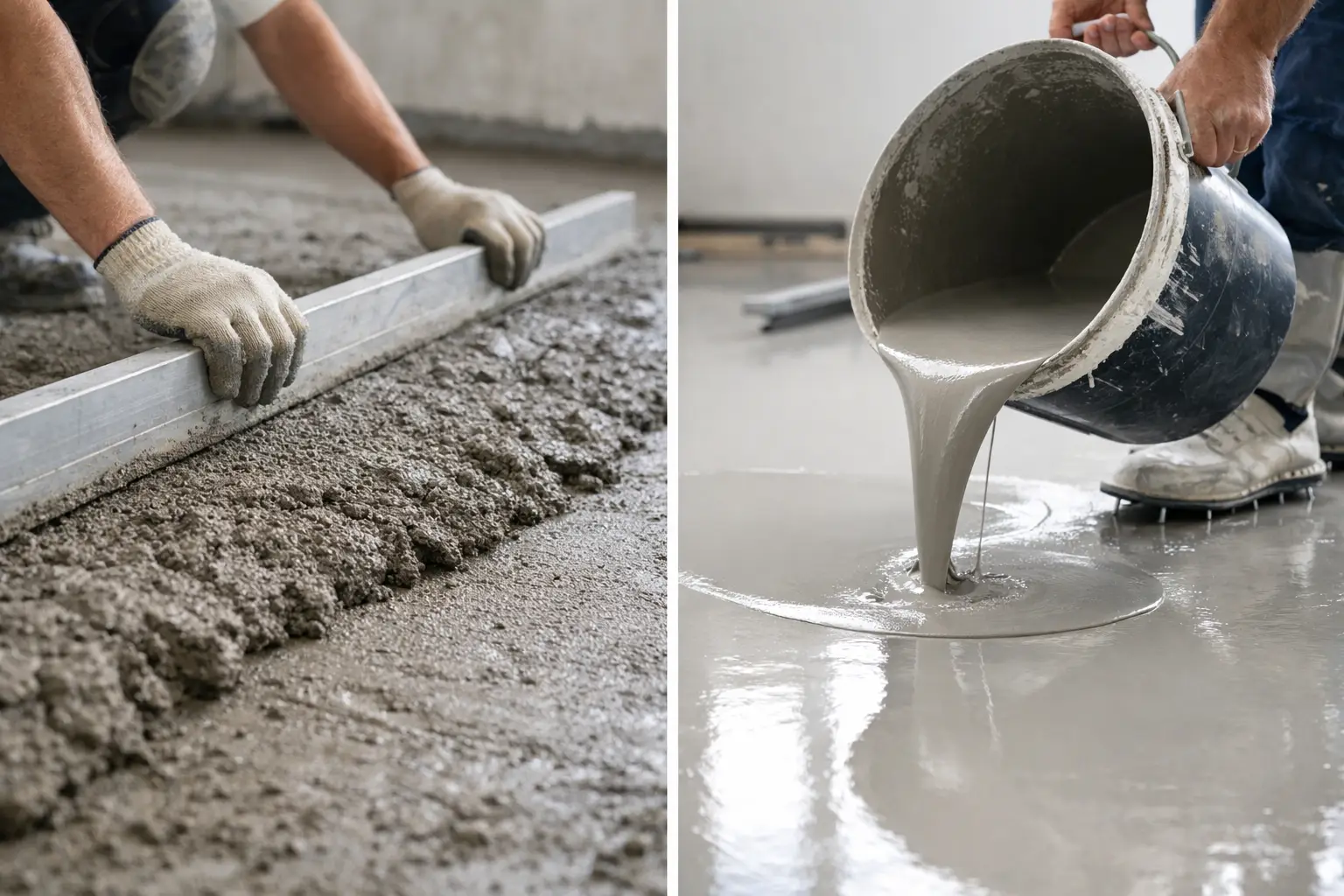 Screed vs Self Levelling Compound