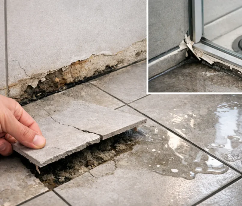 Top Signs of Tile Waterproofing Failure