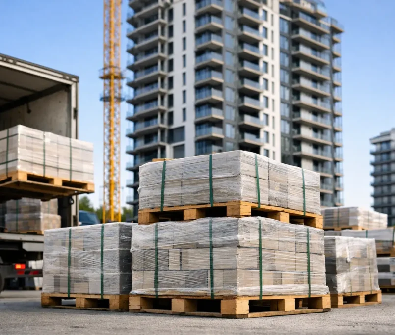 Apartment Tower Tiling Delivery Example for 120 Flats