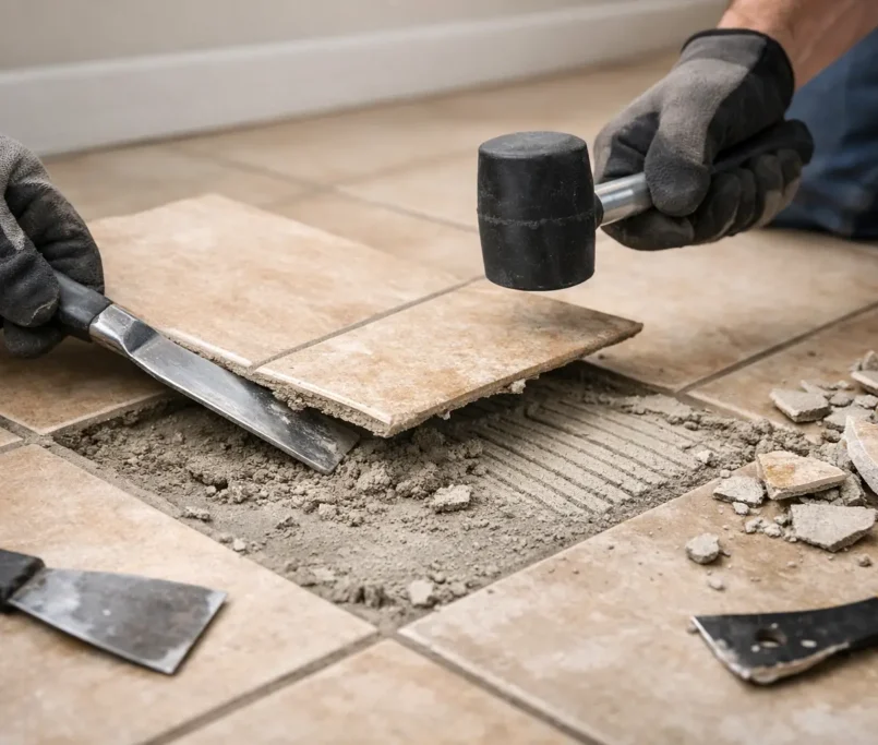 How to Remove Tiles Without Damaging Substrate