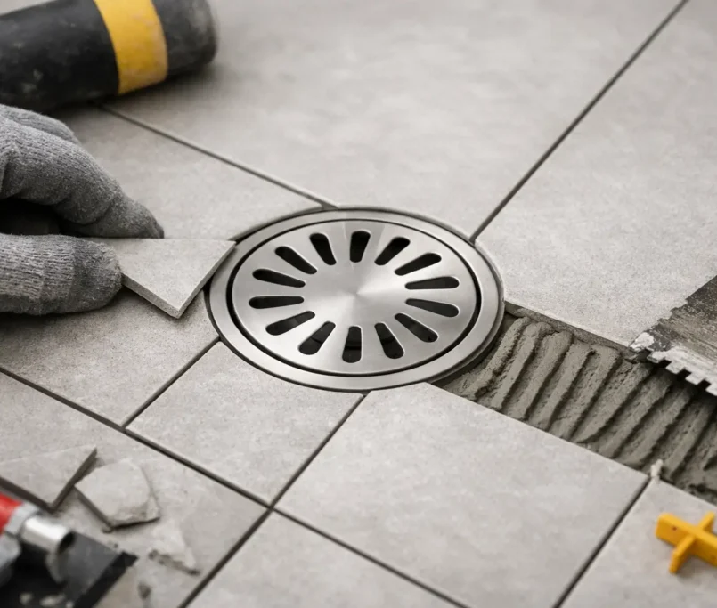 How to Tile Around Floor Wastes for a Clean Finish