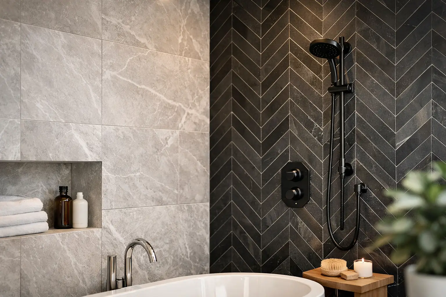 Premium Bathroom Wall Tiling Built to Last