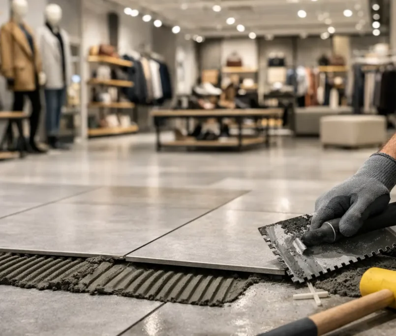 Retail Fit Out Tiling Case Study That Protects Finish