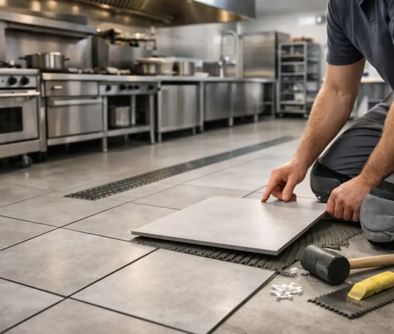 Commercial Kitchen Tiling Guide for Lasting Finish