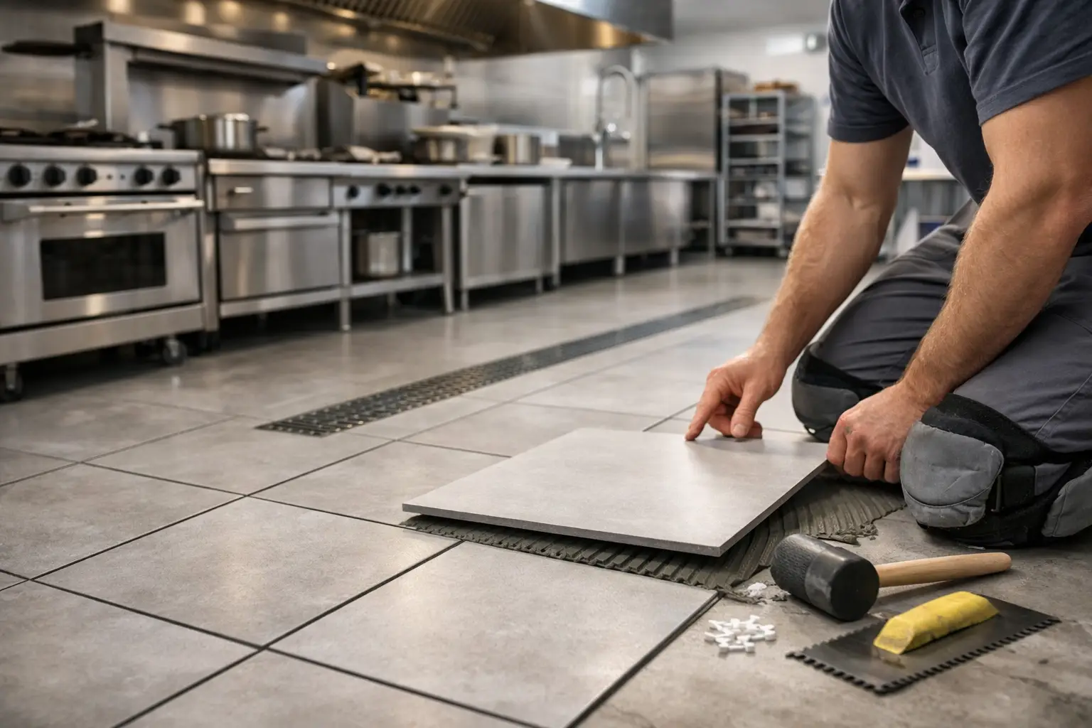 Commercial Kitchen Tiling Guide for Lasting Finish