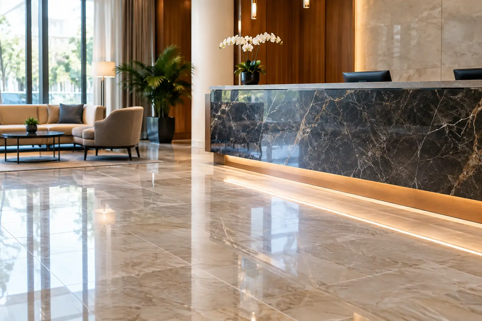 Hotel Tiling Example for a Lasting Impression