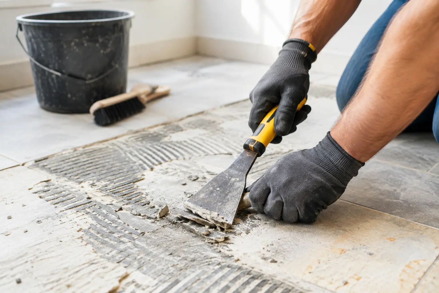How to Remove Tile Adhesive Without Damage
