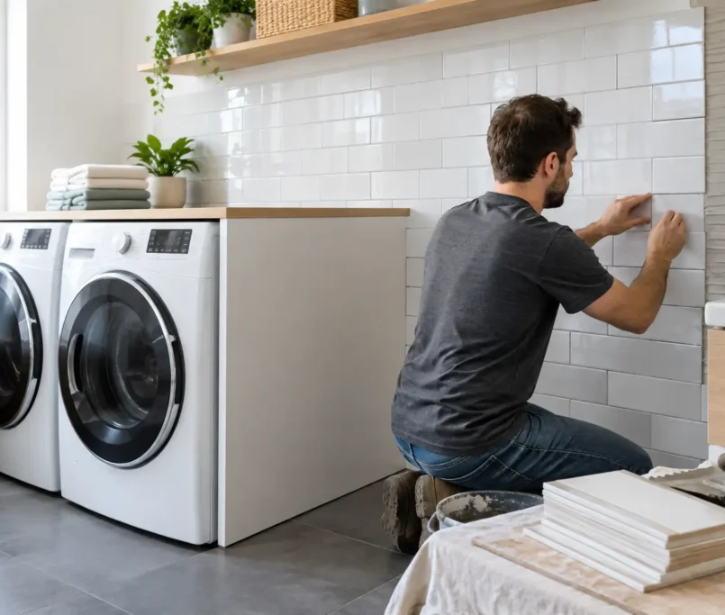 How to Tile Laundry Walls for a Lasting Finish