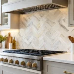 Luxury Kitchen Splashback Tiling Example