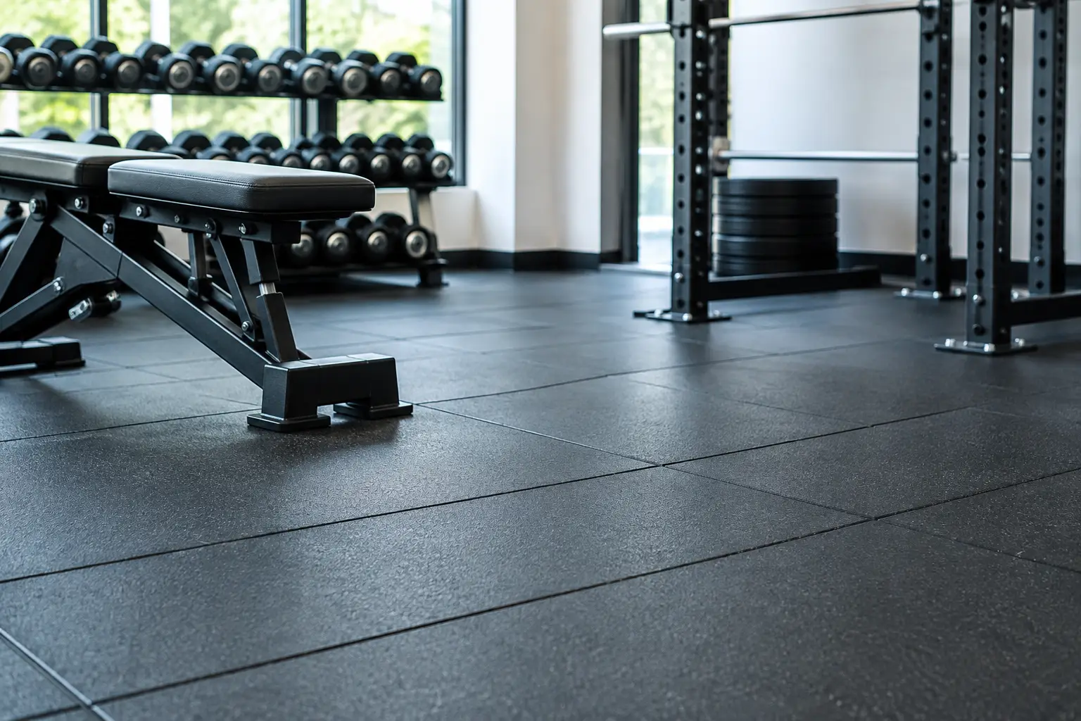 Gym Floor Tiling Non Slip for Safer Spaces