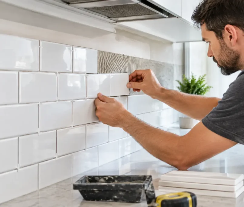 How to Tile Splashbacks With a Precision Finish
