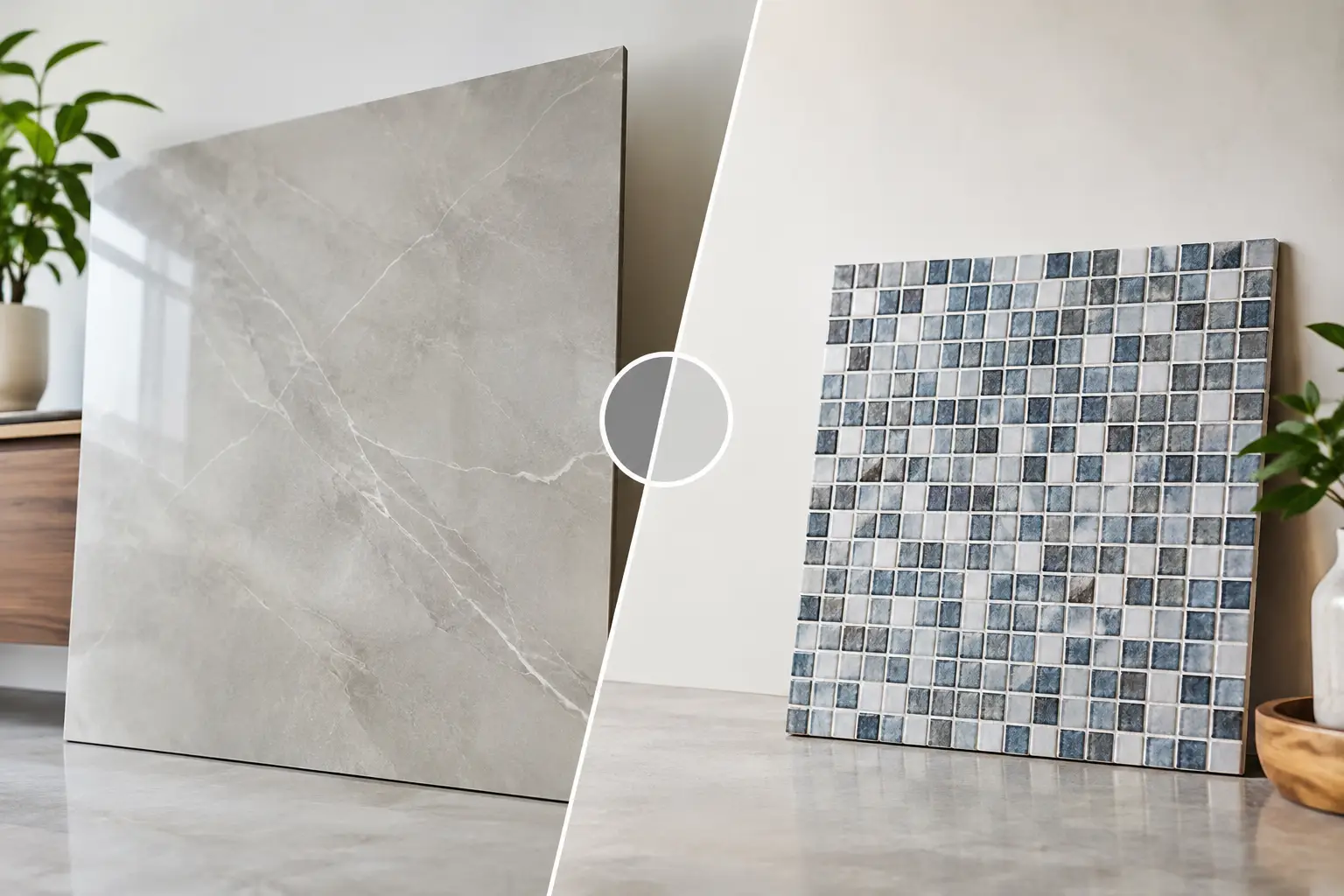 Large Format Versus Mosaic Tiles: Which Wins?